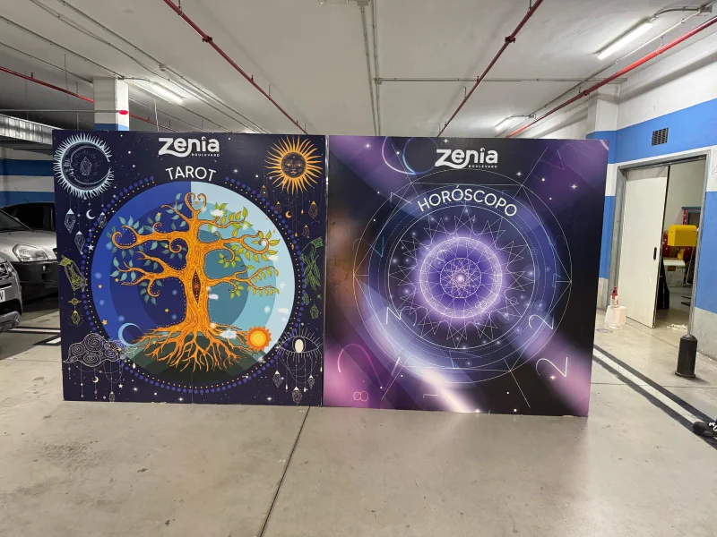 Paneles decorativos de gran formato en La Zenia Boulevard