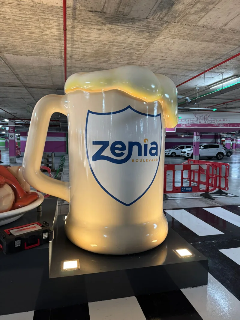 Rótulo corpóreo volumétrico 3D en centro comercial La Zenia Boulevard